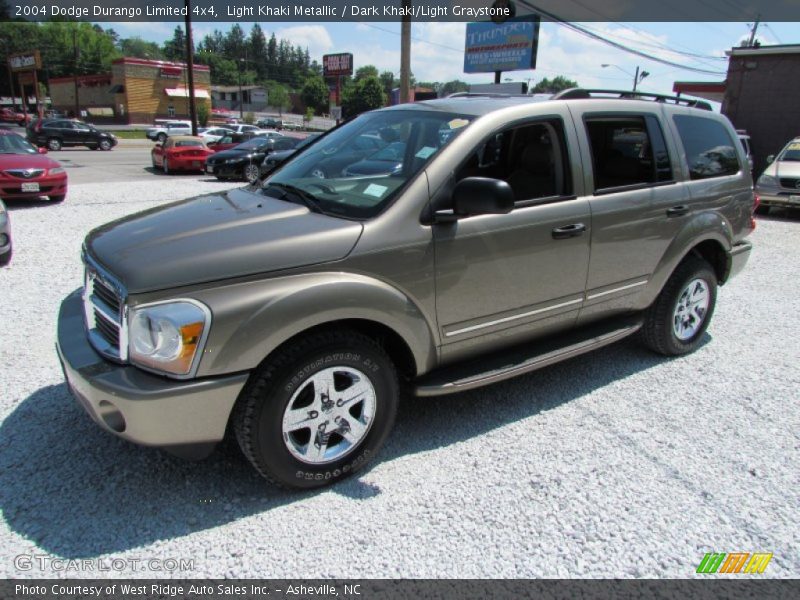 Light Khaki Metallic / Dark Khaki/Light Graystone 2004 Dodge Durango Limited 4x4