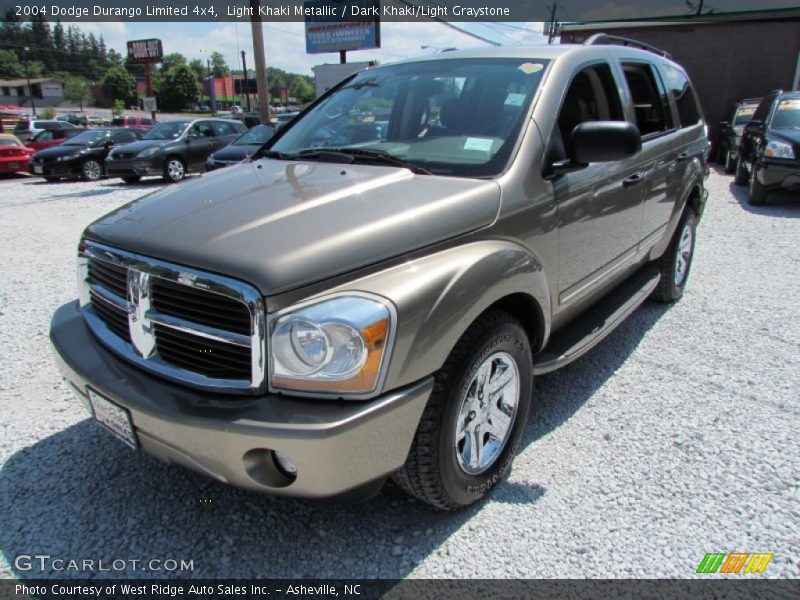 Light Khaki Metallic / Dark Khaki/Light Graystone 2004 Dodge Durango Limited 4x4