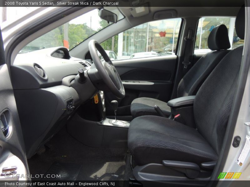 Silver Streak Mica / Dark Charcoal 2008 Toyota Yaris S Sedan