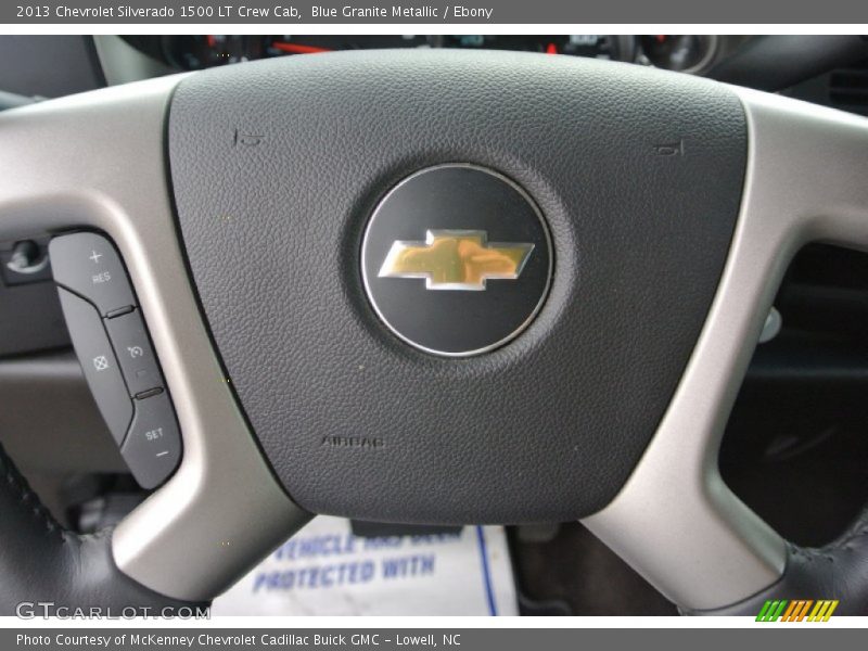 Blue Granite Metallic / Ebony 2013 Chevrolet Silverado 1500 LT Crew Cab