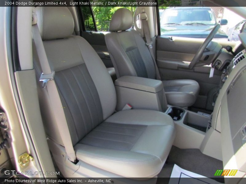 Light Khaki Metallic / Dark Khaki/Light Graystone 2004 Dodge Durango Limited 4x4