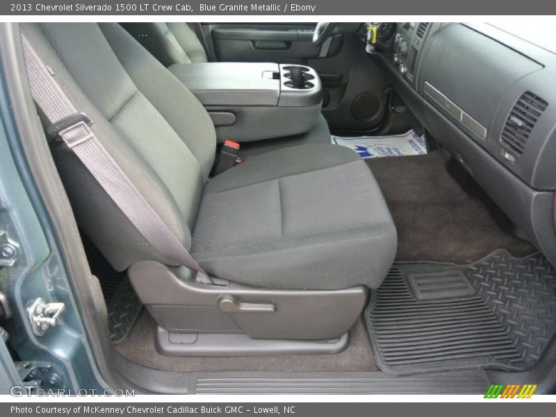 Blue Granite Metallic / Ebony 2013 Chevrolet Silverado 1500 LT Crew Cab