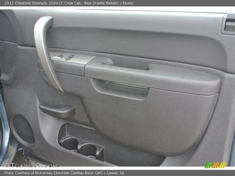 Blue Granite Metallic / Ebony 2013 Chevrolet Silverado 1500 LT Crew Cab