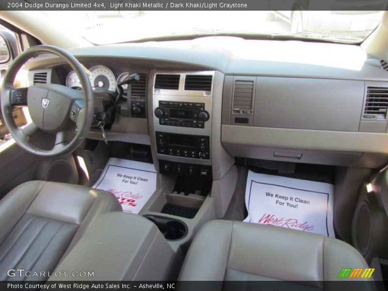Light Khaki Metallic / Dark Khaki/Light Graystone 2004 Dodge Durango Limited 4x4