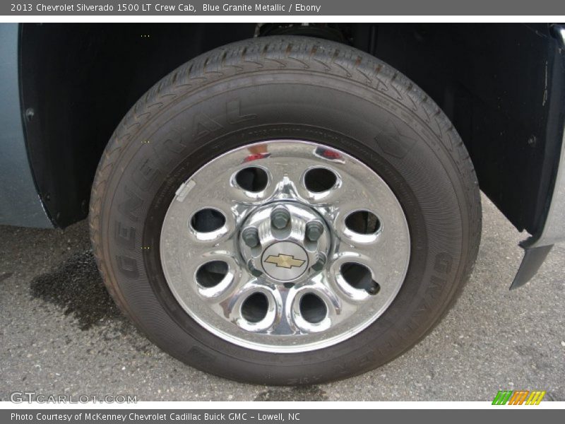 Blue Granite Metallic / Ebony 2013 Chevrolet Silverado 1500 LT Crew Cab