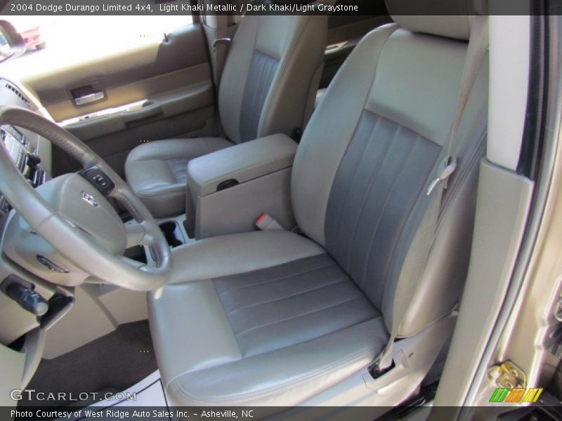 Light Khaki Metallic / Dark Khaki/Light Graystone 2004 Dodge Durango Limited 4x4