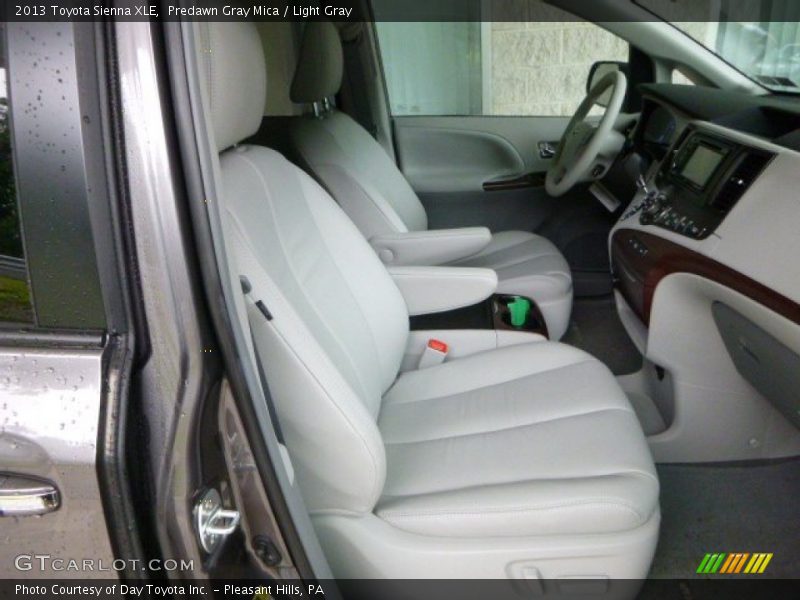 Predawn Gray Mica / Light Gray 2013 Toyota Sienna XLE