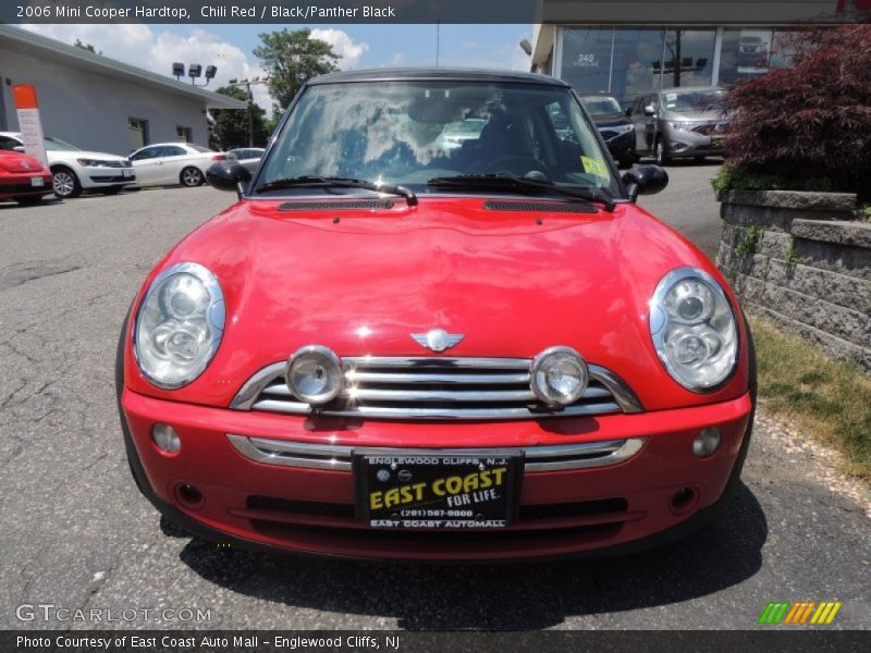 Chili Red / Black/Panther Black 2006 Mini Cooper Hardtop