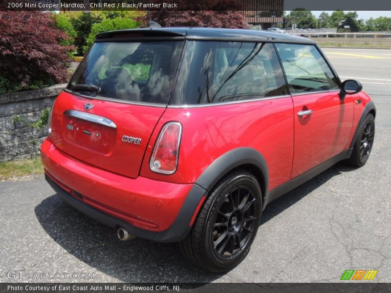 Chili Red / Black/Panther Black 2006 Mini Cooper Hardtop