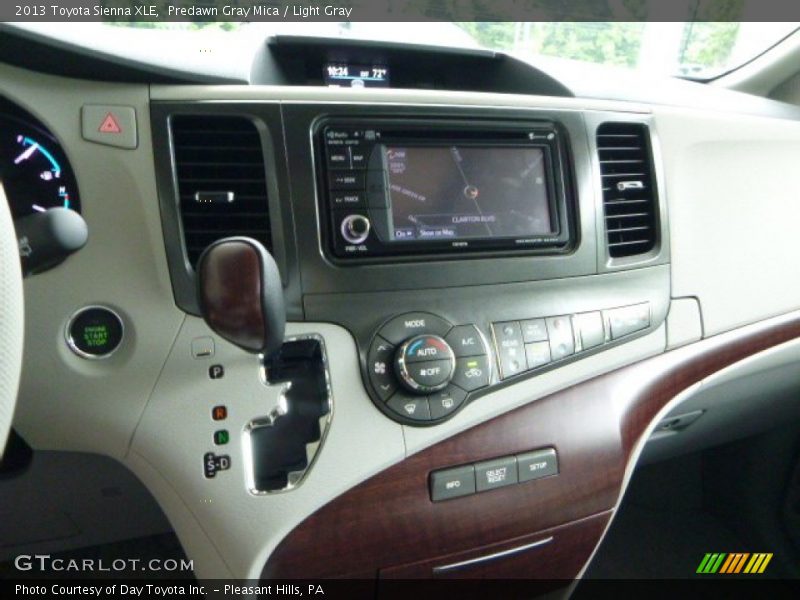 Predawn Gray Mica / Light Gray 2013 Toyota Sienna XLE