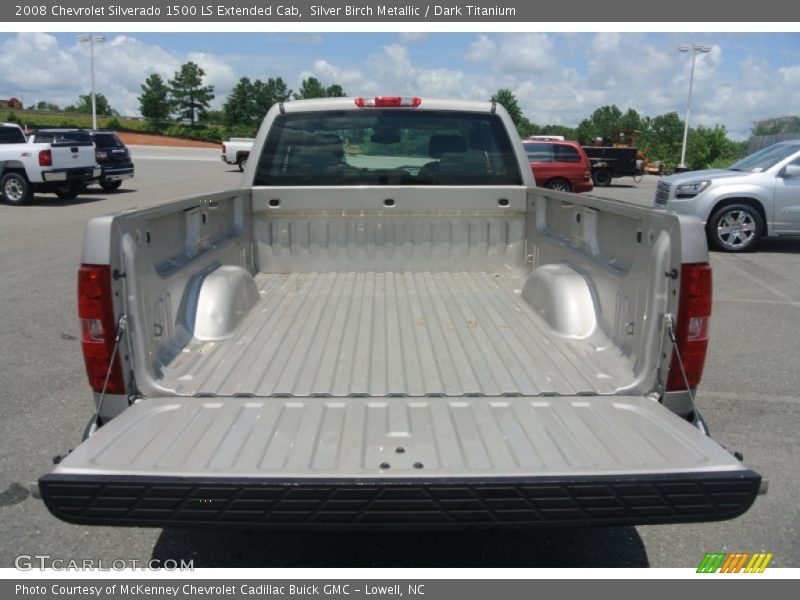Silver Birch Metallic / Dark Titanium 2008 Chevrolet Silverado 1500 LS Extended Cab