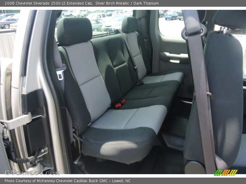 Silver Birch Metallic / Dark Titanium 2008 Chevrolet Silverado 1500 LS Extended Cab