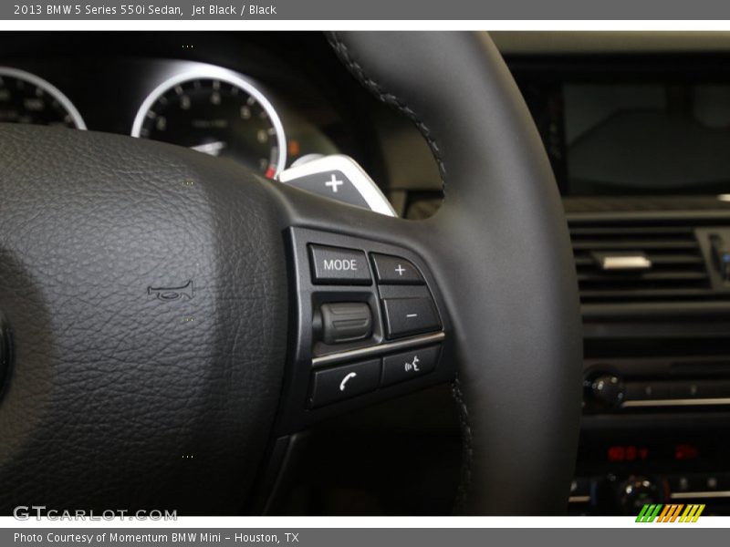 Jet Black / Black 2013 BMW 5 Series 550i Sedan