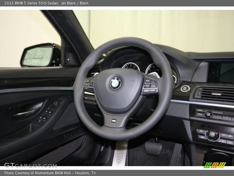 Jet Black / Black 2013 BMW 5 Series 550i Sedan