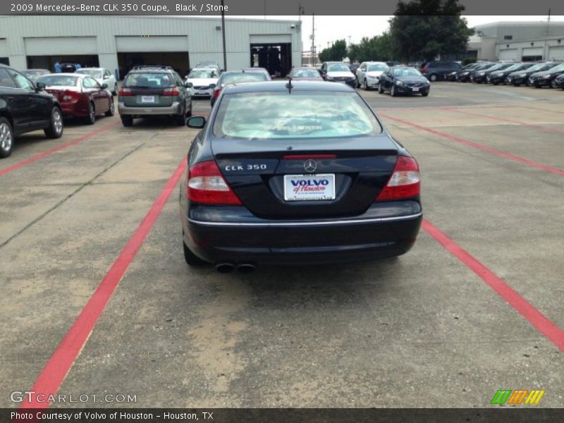 Black / Stone 2009 Mercedes-Benz CLK 350 Coupe