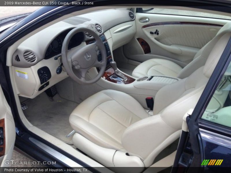 Black / Stone 2009 Mercedes-Benz CLK 350 Coupe