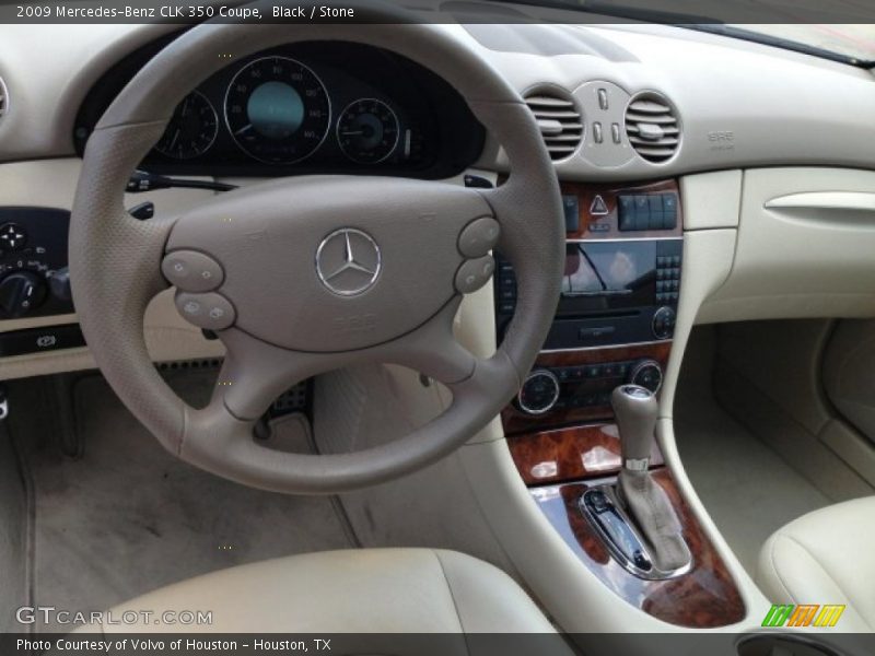 Black / Stone 2009 Mercedes-Benz CLK 350 Coupe