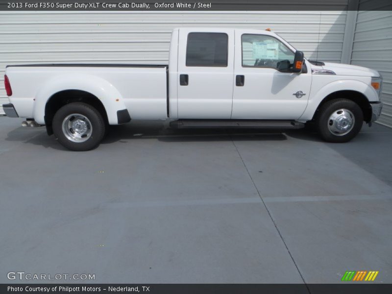 Oxford White / Steel 2013 Ford F350 Super Duty XLT Crew Cab Dually