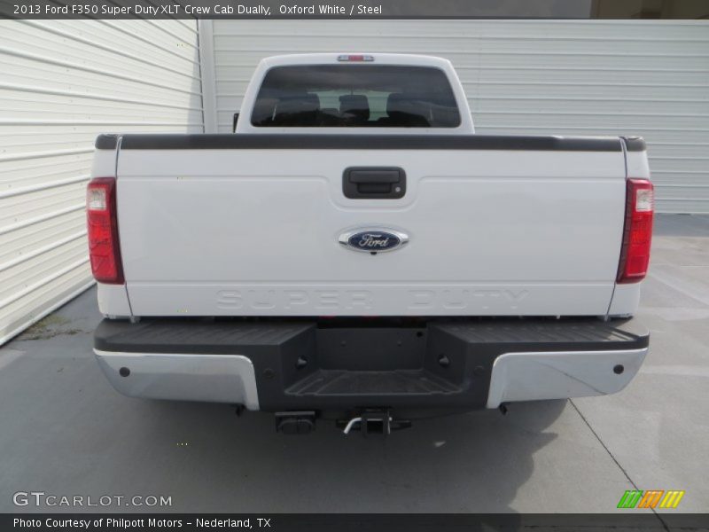 Oxford White / Steel 2013 Ford F350 Super Duty XLT Crew Cab Dually