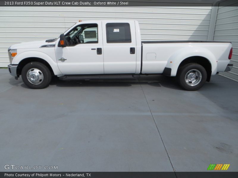 Oxford White / Steel 2013 Ford F350 Super Duty XLT Crew Cab Dually