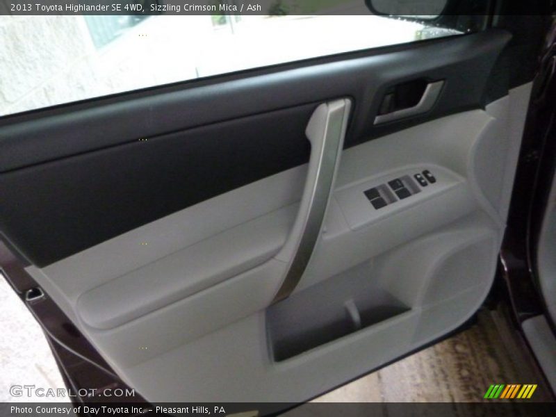 Sizzling Crimson Mica / Ash 2013 Toyota Highlander SE 4WD