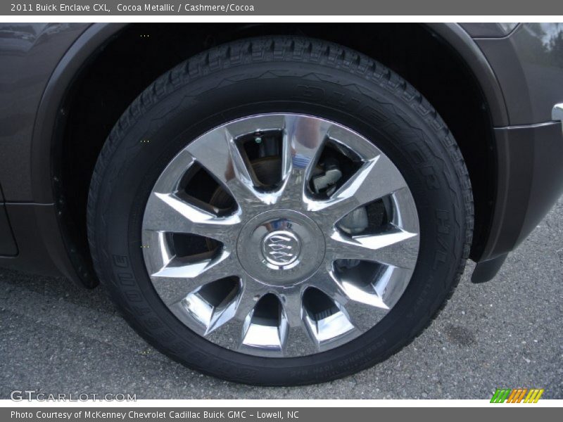 Cocoa Metallic / Cashmere/Cocoa 2011 Buick Enclave CXL