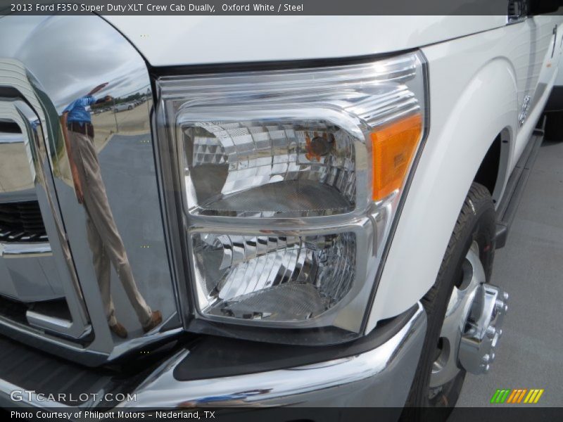 Oxford White / Steel 2013 Ford F350 Super Duty XLT Crew Cab Dually