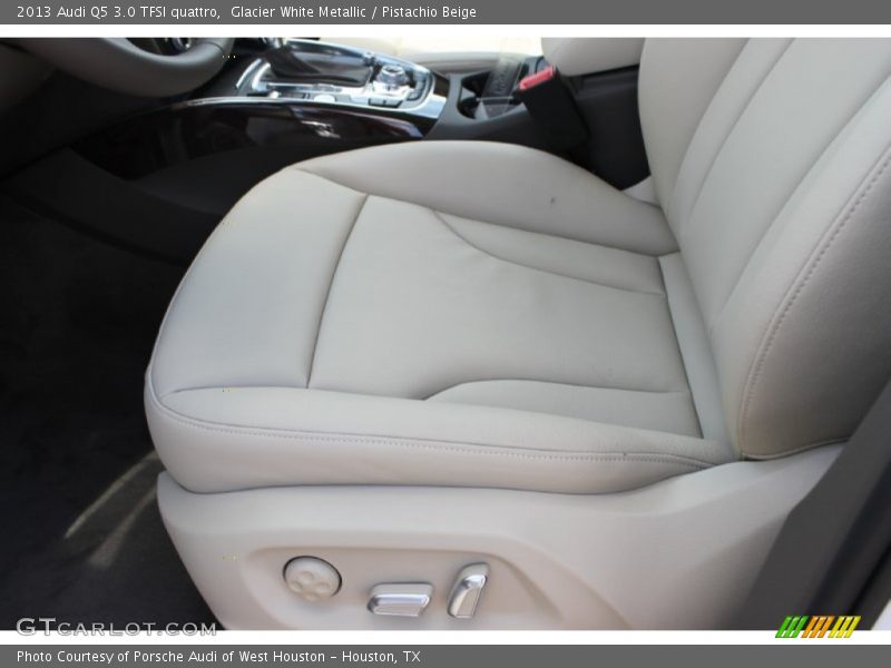 Glacier White Metallic / Pistachio Beige 2013 Audi Q5 3.0 TFSI quattro