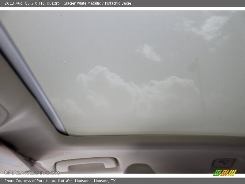 Glacier White Metallic / Pistachio Beige 2013 Audi Q5 3.0 TFSI quattro