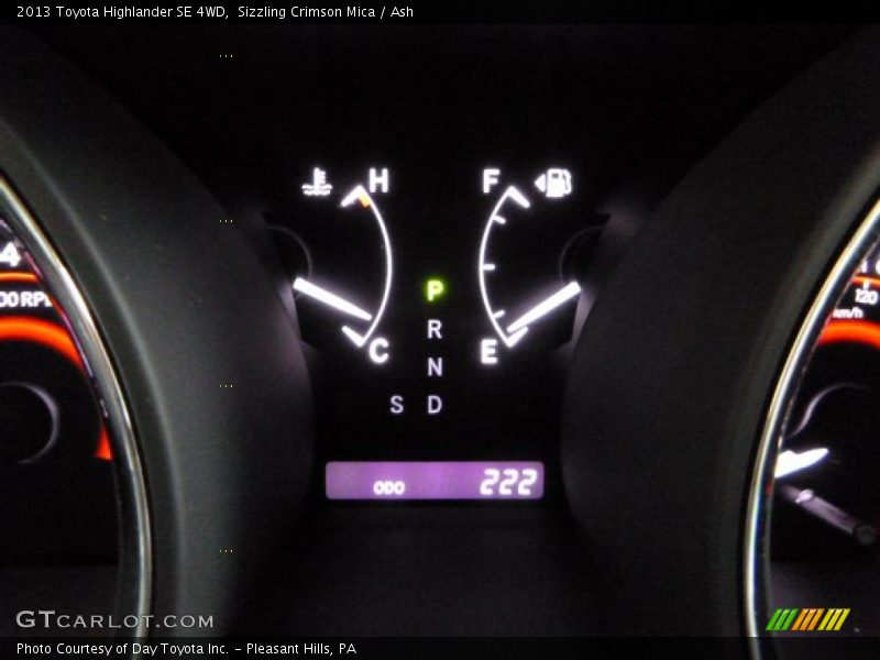 Sizzling Crimson Mica / Ash 2013 Toyota Highlander SE 4WD