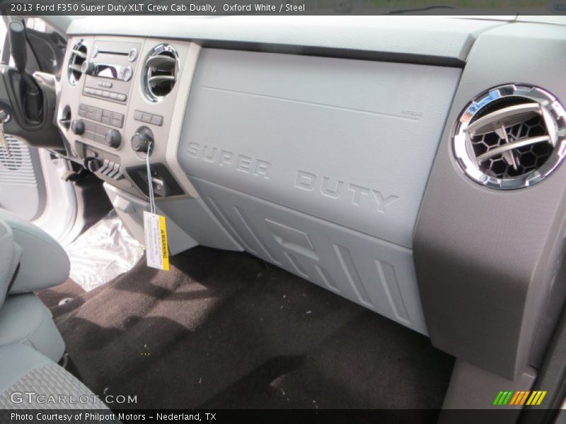 Oxford White / Steel 2013 Ford F350 Super Duty XLT Crew Cab Dually