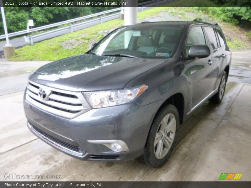 Magnetic Gray Metallic / Ash 2013 Toyota Highlander Limited 4WD