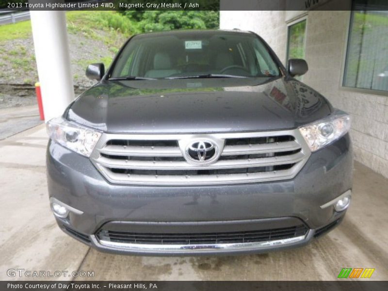Magnetic Gray Metallic / Ash 2013 Toyota Highlander Limited 4WD