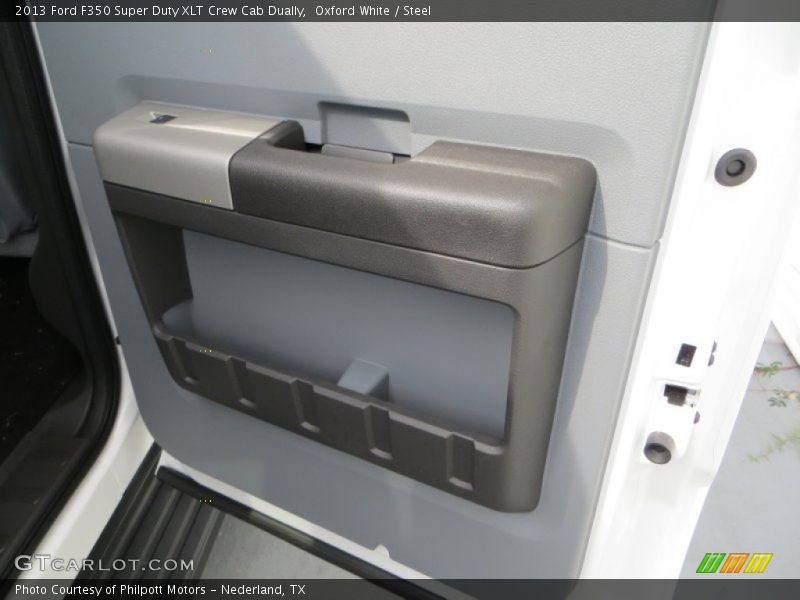 Oxford White / Steel 2013 Ford F350 Super Duty XLT Crew Cab Dually