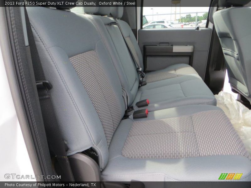 Rear Seat of 2013 F350 Super Duty XLT Crew Cab Dually