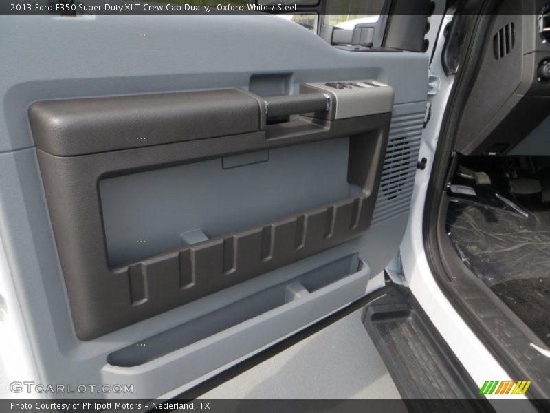 Oxford White / Steel 2013 Ford F350 Super Duty XLT Crew Cab Dually