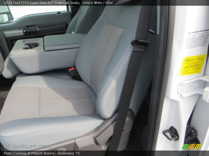 Oxford White / Steel 2013 Ford F350 Super Duty XLT Crew Cab Dually