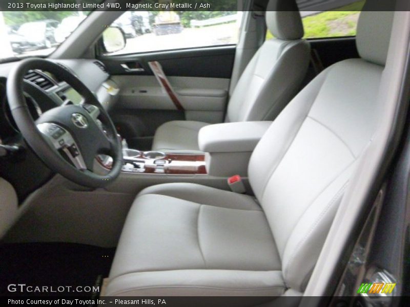 Magnetic Gray Metallic / Ash 2013 Toyota Highlander Limited 4WD