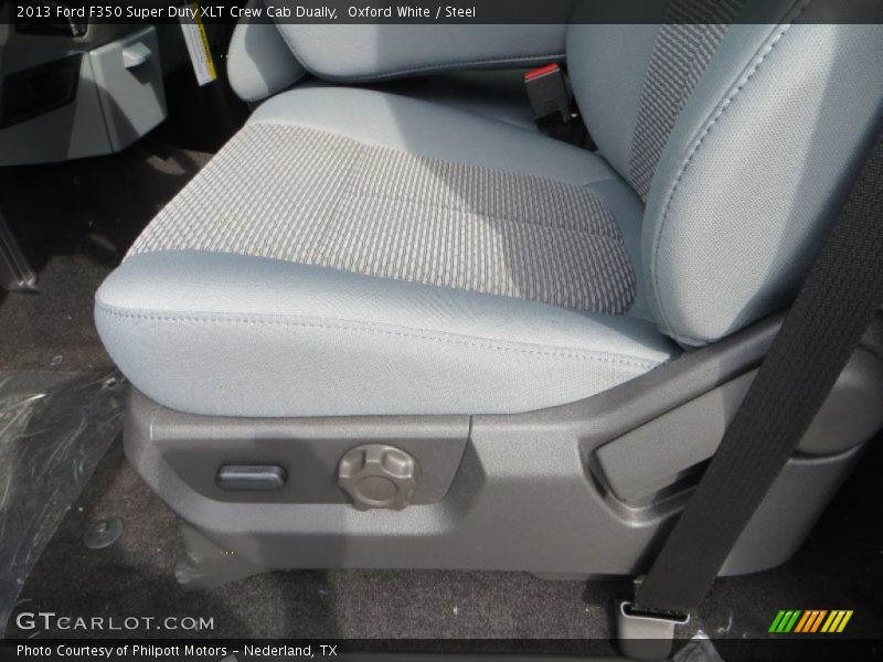 Oxford White / Steel 2013 Ford F350 Super Duty XLT Crew Cab Dually