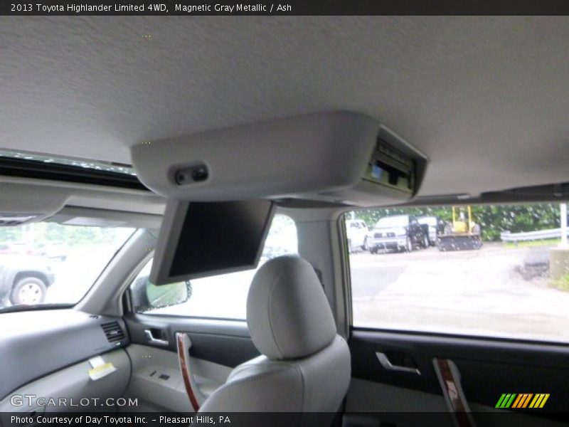 Magnetic Gray Metallic / Ash 2013 Toyota Highlander Limited 4WD