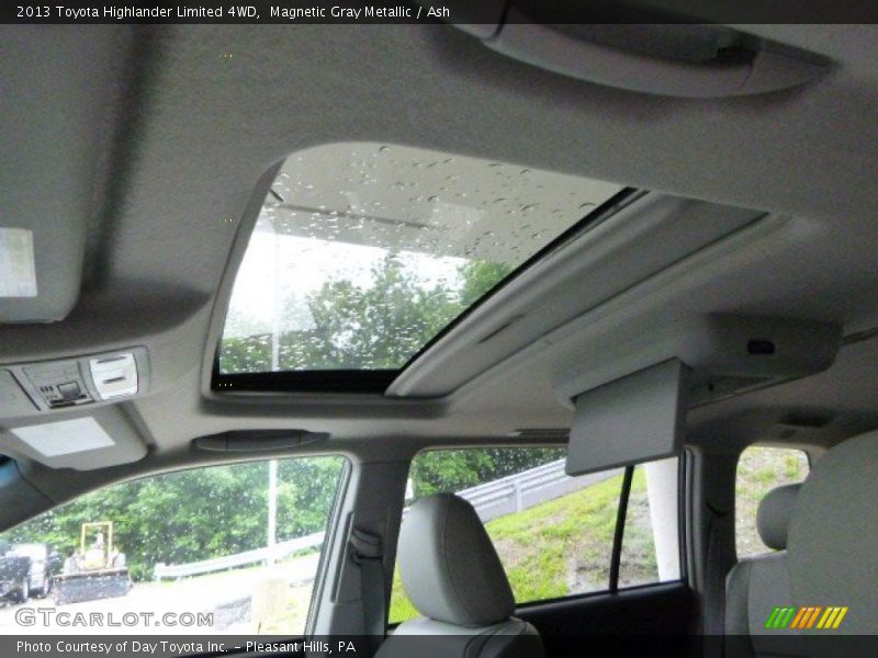 Magnetic Gray Metallic / Ash 2013 Toyota Highlander Limited 4WD