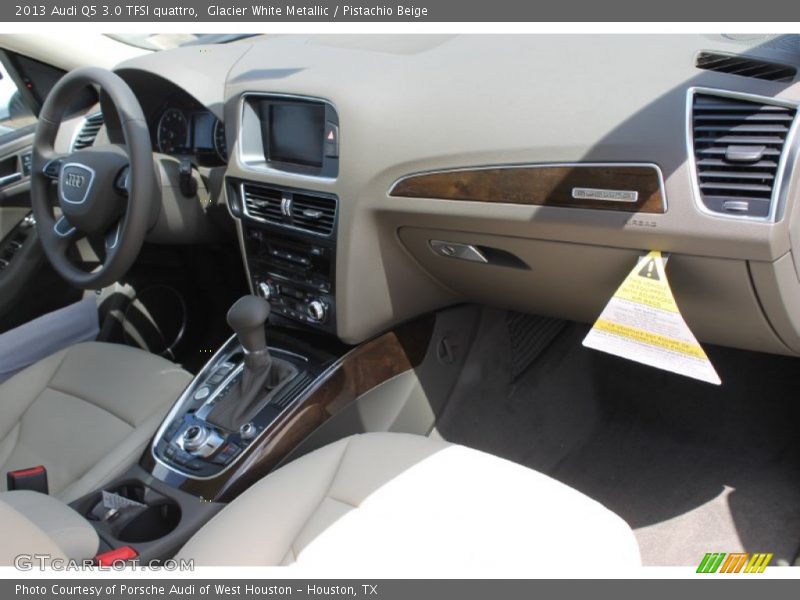 Glacier White Metallic / Pistachio Beige 2013 Audi Q5 3.0 TFSI quattro
