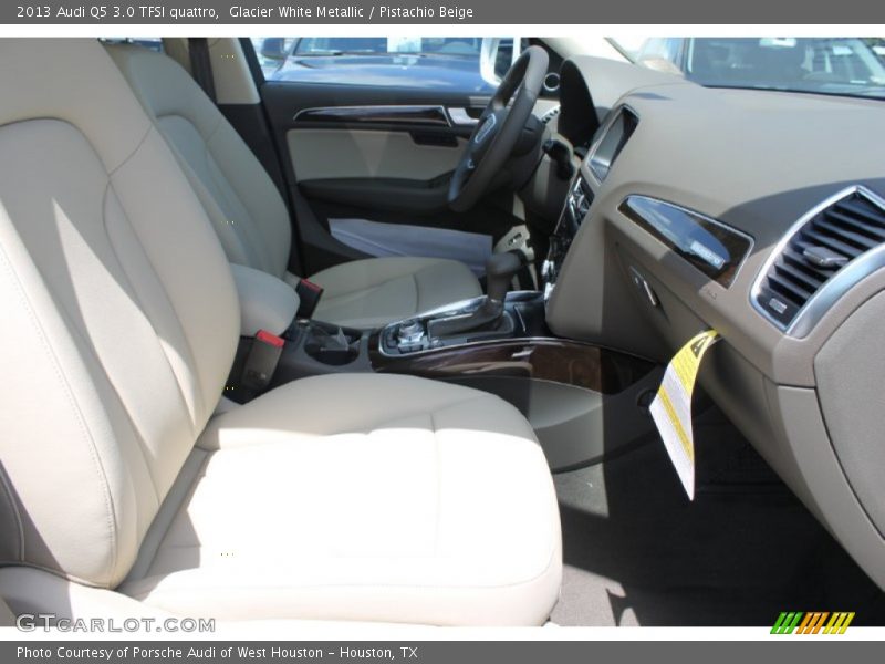 Glacier White Metallic / Pistachio Beige 2013 Audi Q5 3.0 TFSI quattro