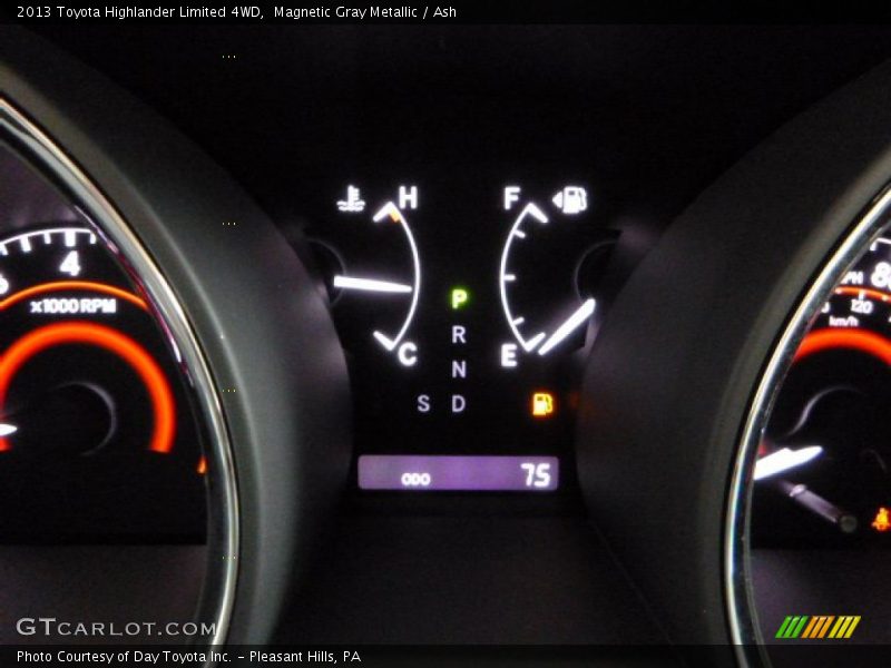 Magnetic Gray Metallic / Ash 2013 Toyota Highlander Limited 4WD