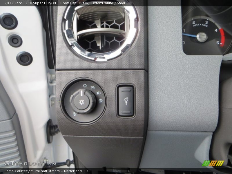 Oxford White / Steel 2013 Ford F350 Super Duty XLT Crew Cab Dually