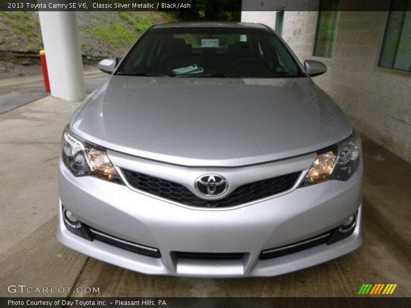 Classic Silver Metallic / Black/Ash 2013 Toyota Camry SE V6