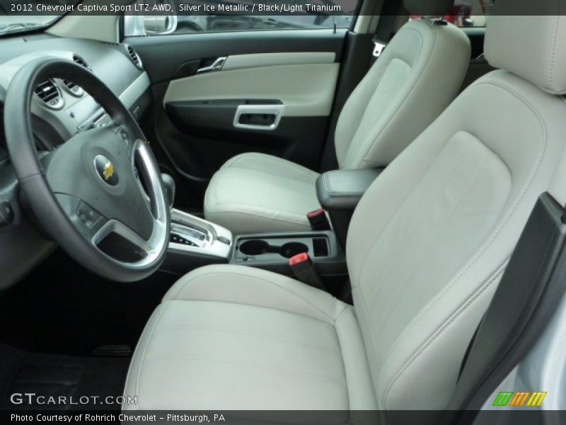 Silver Ice Metallic / Black/Light Titanium 2012 Chevrolet Captiva Sport LTZ AWD