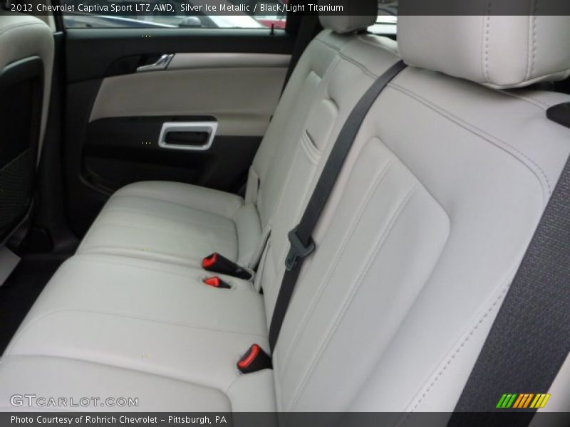 Silver Ice Metallic / Black/Light Titanium 2012 Chevrolet Captiva Sport LTZ AWD