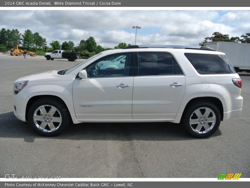  2014 Acadia Denali White Diamond Tricoat