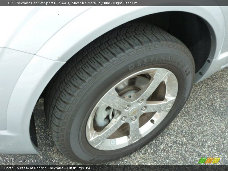 Silver Ice Metallic / Black/Light Titanium 2012 Chevrolet Captiva Sport LTZ AWD